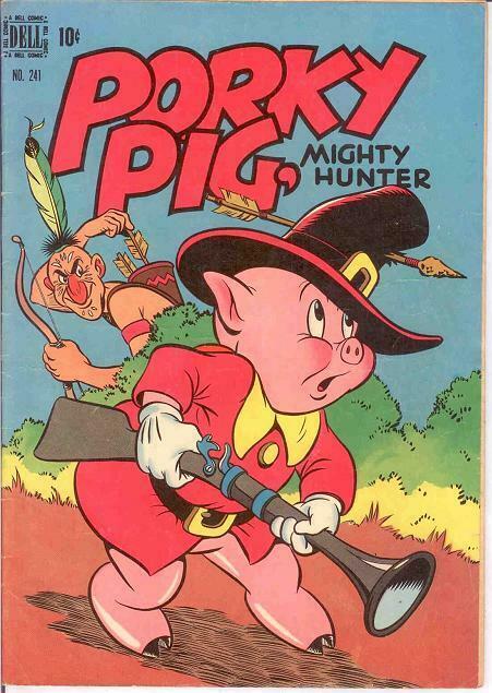 PORKY PIG (1942-1962 DELL) F.C. 241 FINE  1949 COMICS BOOK