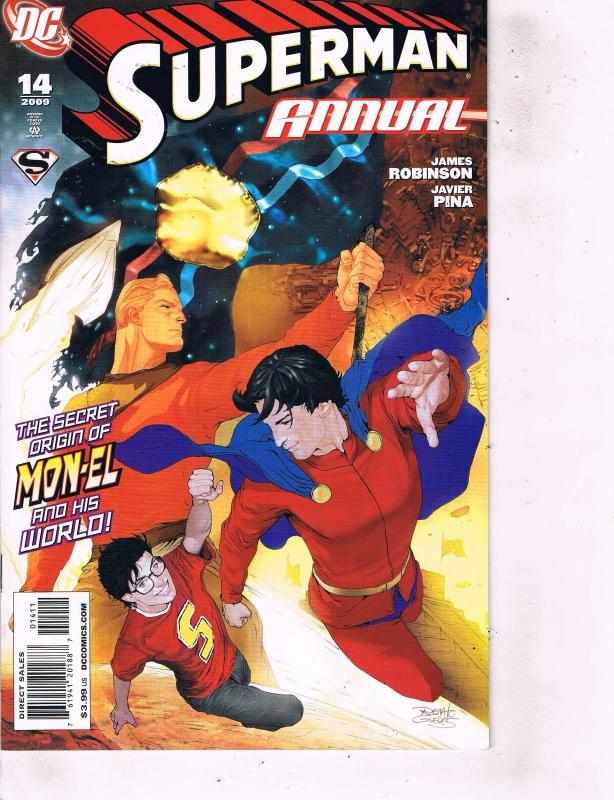 Lot Of 2 DC Comic Books Annual Superman #13 and #14 Batman Flash  LH6 