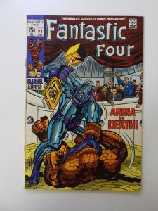 Fantastic Four #93 (1969) VG- condition 2 tear back cover