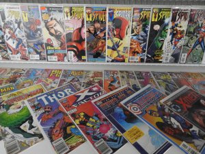 Huge Lot 140+ Comics W/ Spider-Girl, Thor, Iron Man+ Avg VF Condition!