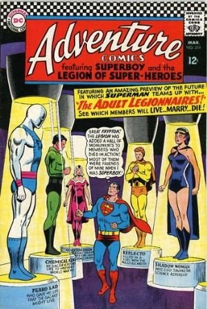 Adventure Comics 354 stock photo