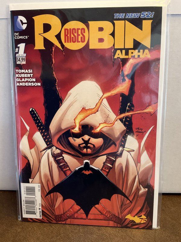 Robin Rises Alpha and Omega Complete 2 Issue Set  9.0 (our highest grade)