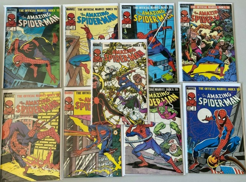 The Amazing Spider-Man set:#1-9 8.5 VF+ (1985)