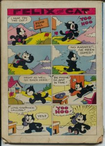 Felix The Cat #2 1948-Dell-fireworks cover-slapstick humor-FR/G