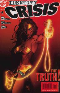Identity Crisis #4 (2nd) VF ; DC | Wonder Woman Michael Turner