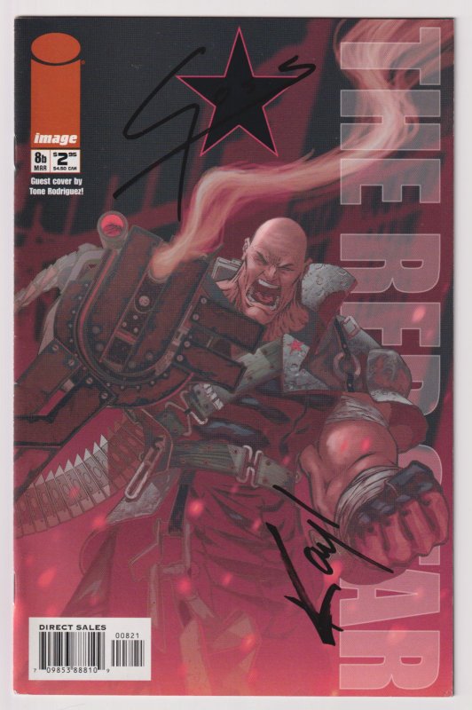 Image Comics! The Red Star! Issue #8! CVR B! Signed by Goss Kayl! 