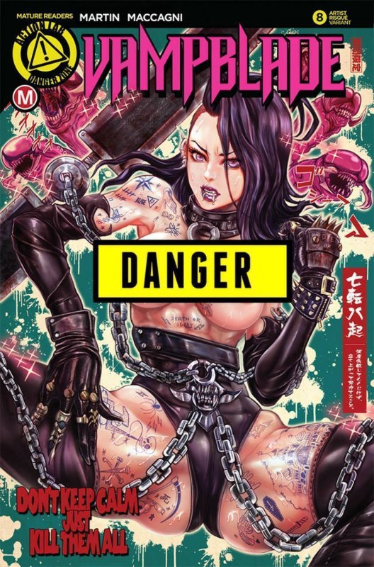 VAMPBLADE #8 COVER F CHANG RISQUE VARIANT