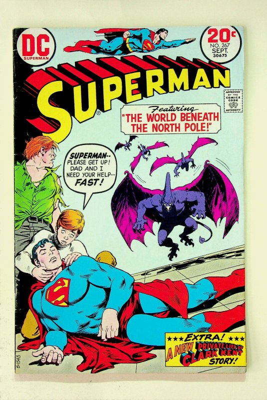 Superman #267 (Sep 1973, DC) - Very Good/Fine