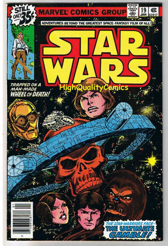 STAR WARS #19, VF/NM, Luke Skywalker, Darth Vader, 1977, more SW in store