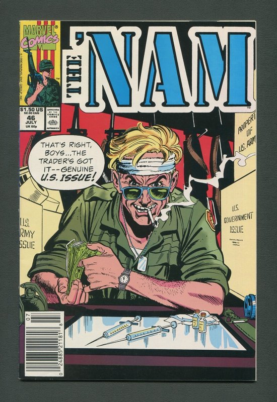 The Nam #46  / 9.2 NM-  / Newsstand  July 1990