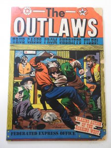 The Outlaws #10 GD Condition Moisture damage, bug chew, 3 in tear bc