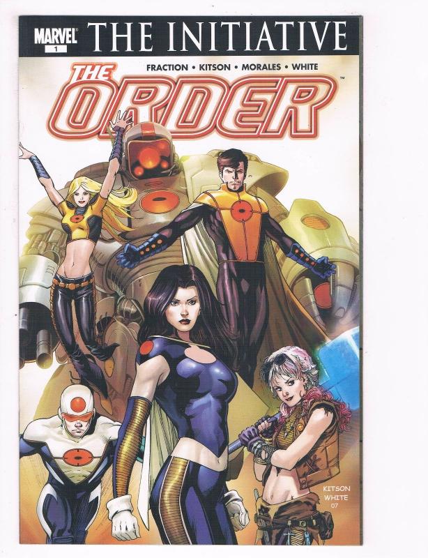 The Order # 1 NM Marvel Comic Book The Initiative Avengers Iron Man Hulk S80