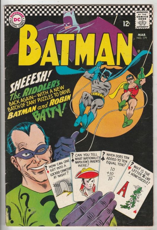 Batman #179 (Mar-66) VF/NM High-Grade Batman