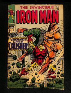 Iron Man #6 Crusher Appearance! George Tuska Cover!