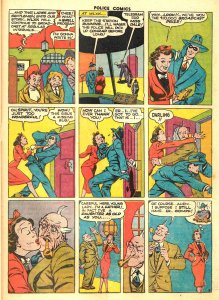 POLICE COMICS #28 (Mar1944) 4.0 VG   Cole's PLASTIC MAN! Eisner's S...