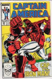 Captain America #341 (1988) Captain America [Key Issue]