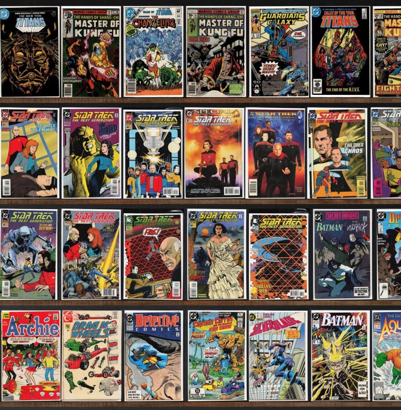 Huge Lot 140+ Comics with Sgt. Rock, Wolverine, Detective Comics & More!