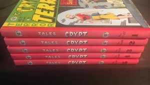 TALES FROM THE CRYPT Vol. 1-5 Russ Cochran EC Library Hardcover Set, No Slipcase