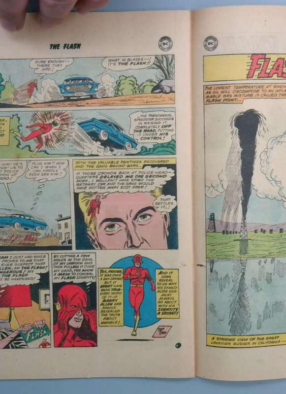 Flash #128 VG+ 1st Abra Kadabra (Citizen Abra) DC 1962 JR1