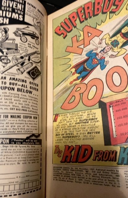 Adventure Comics #242 (1957)the kid from Krypton