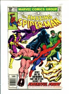 Amazing Spider-Man #214 - John Romita Jr. Cover + Interior Art (5.5) 1981