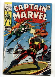 CAPTAIN MARVEL #9--1969--MARVEL--comic book--VG