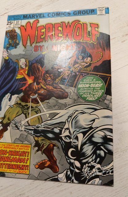 Werewolf by Night #37 (1976)2nd moonknight app
