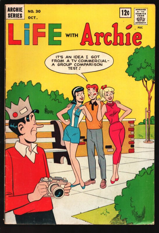 Life With Archie #30 1963-Archie-Ice cream & beach stories-Betty & Veronica i...