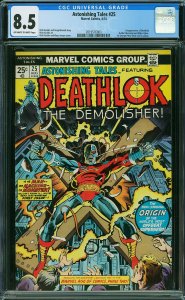 Astonishing Tales #25 (Marvel, 1975) CGC 8.5 - KEY 1st Deathlok