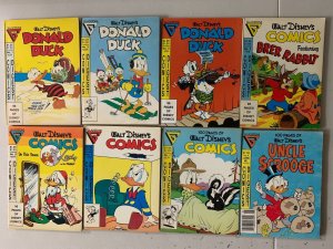 Walt Disney Comics Gladstone digests lot 10 diff avg 6.0 (1986-87)