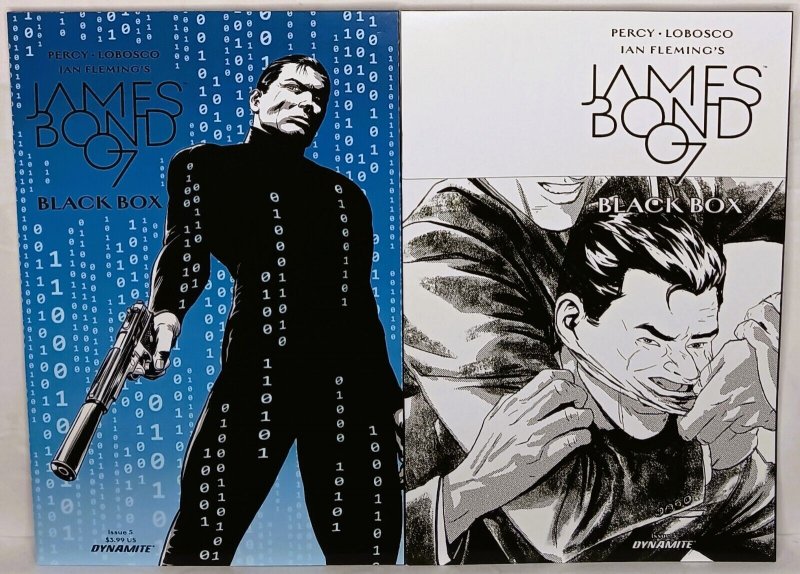 JAMES BOND #5 Patrick Zircher Jason Masters Variant Cover Set Dynamite Comics