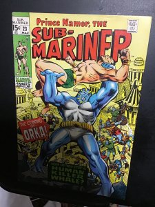 Sub-Mariner #23 (1970) High-grade warlord Krang! Oregon CERT! VF/NM Wow!