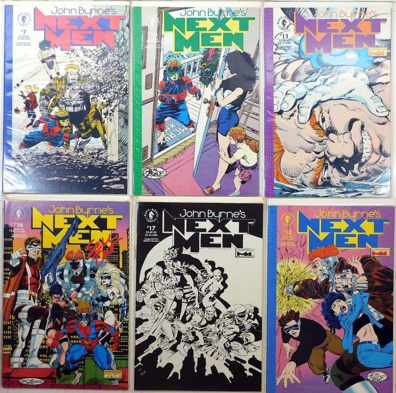 Next Men Lot of 6 #7, 10, 11, 13, 16, 17 (1992) Dark Horse Comics 1st Print