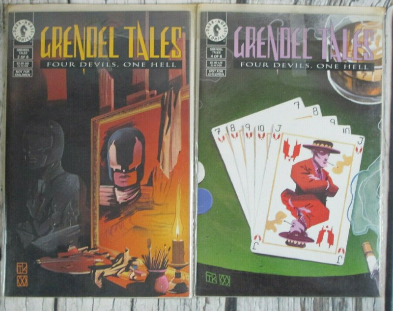 Grendel Tales Four Devils One Hell 1993 Lot Dark Horse Comic VF #1-4