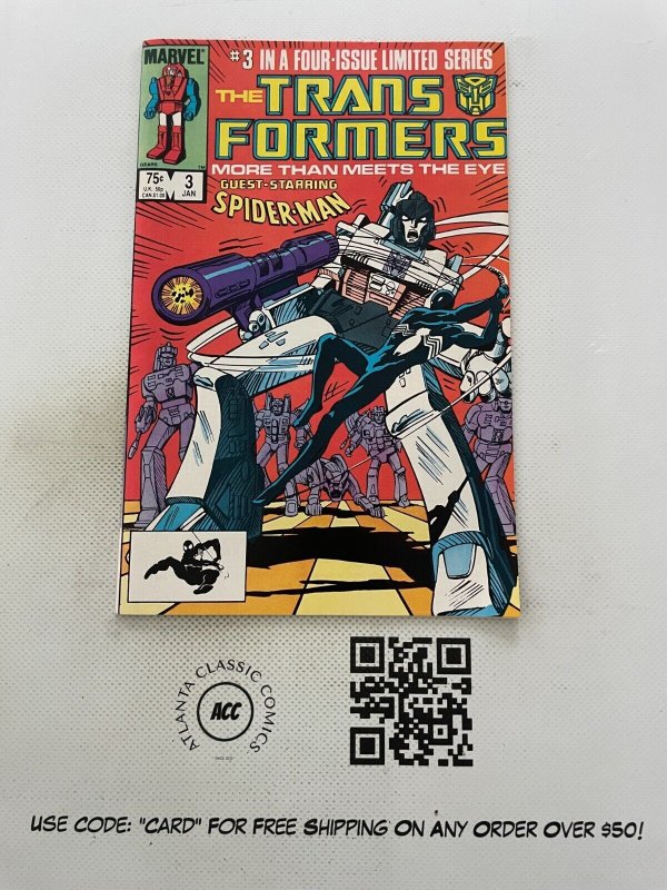 Transformers Complete Marvel Comics LTD Series # 1 2 3 4 VF-NM Optimus 12 J231