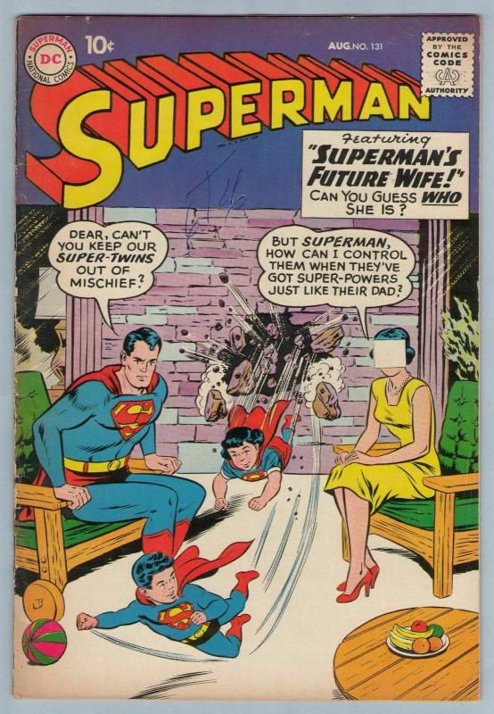 Superman 131 Aug 1959 FI- (5.5)