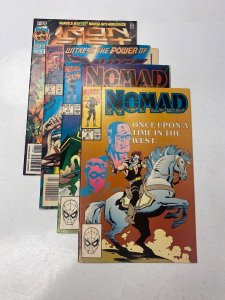 4 MARVEL comic books Iron Fist #1 Ravage 2099 #5 Nomad #1 2 4 KM15