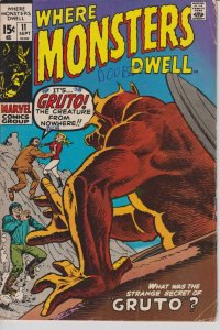 Marvel Comics Group! Where Monsters Dwell! Issue #11!