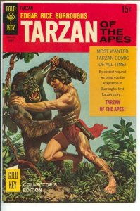 Tarzan #178 1968-Gold Key-Edgar Rice Burroughs-origin story-Russ Manning-Leop... 