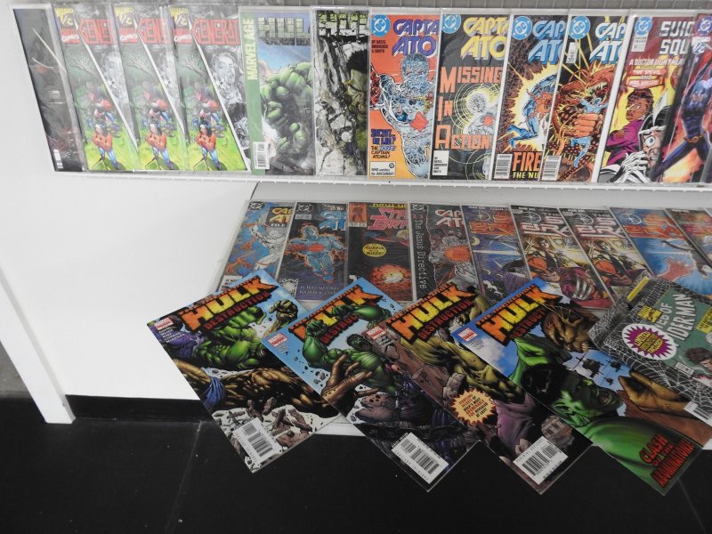 Huge Lot of 150+ Comics W/ King Spawn, Hulk, Captain Atom! Avg. VF- Condition!