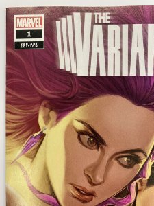 VARIANTS #1 CVR A + 1:25 ASHLEY WITTER 2022 MARVEL VF+ JESSICA JONES PROSHIPPER
