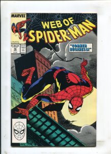 Web of Spider-Man #49 - Direct Edition/Vess Cover (7.0) 1989