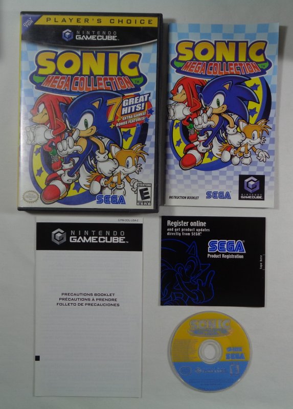 Sonic Mega Collection for Nintendo Gamecube Complete