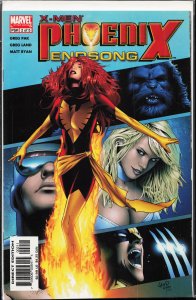 X-Men: Phoenix - endsong #2 Red Costume Cover (2005) X-Men
