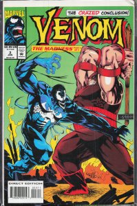 Venom: The Madness #3 Direct Edition (1993) Venom