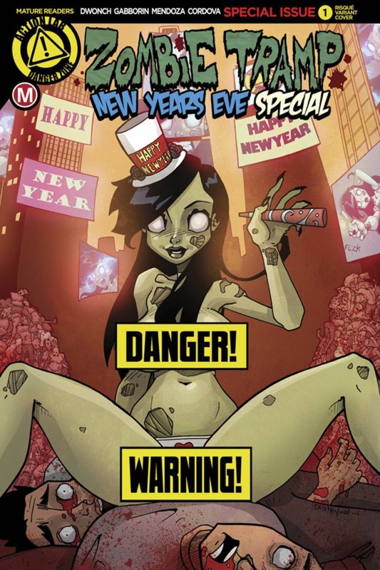 Zombie Tramp: New Year's Eve Special #1 (2016) Cover B Mendoza Risque