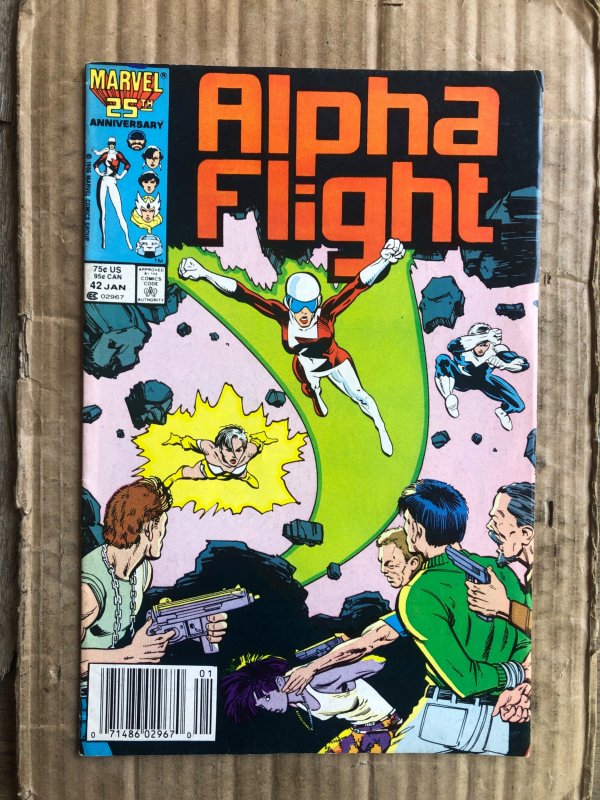 Alpha Flight #42 Newsstand Edition (1987)