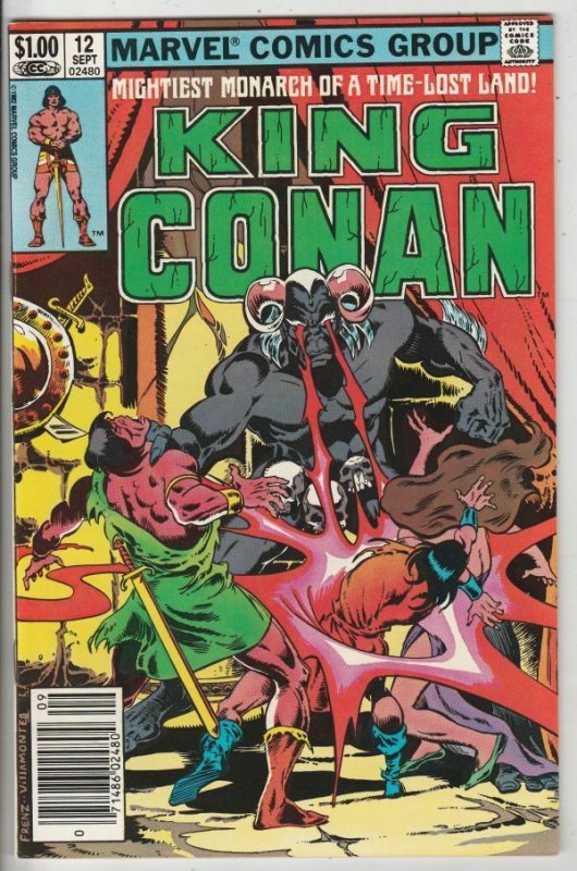 King Conan # 12 Strict NM- Artist Ricardo Villomante Inks