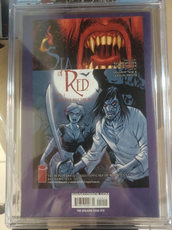 Walking Dead #19, CGC 8.5, 1st Michonne, Custom Label, Image Comics, 2005