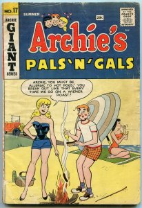 Archie's Pals n Gals #17 1961-Weiner Roast cover Betty & Veronica G